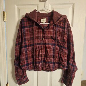 Hooded button down